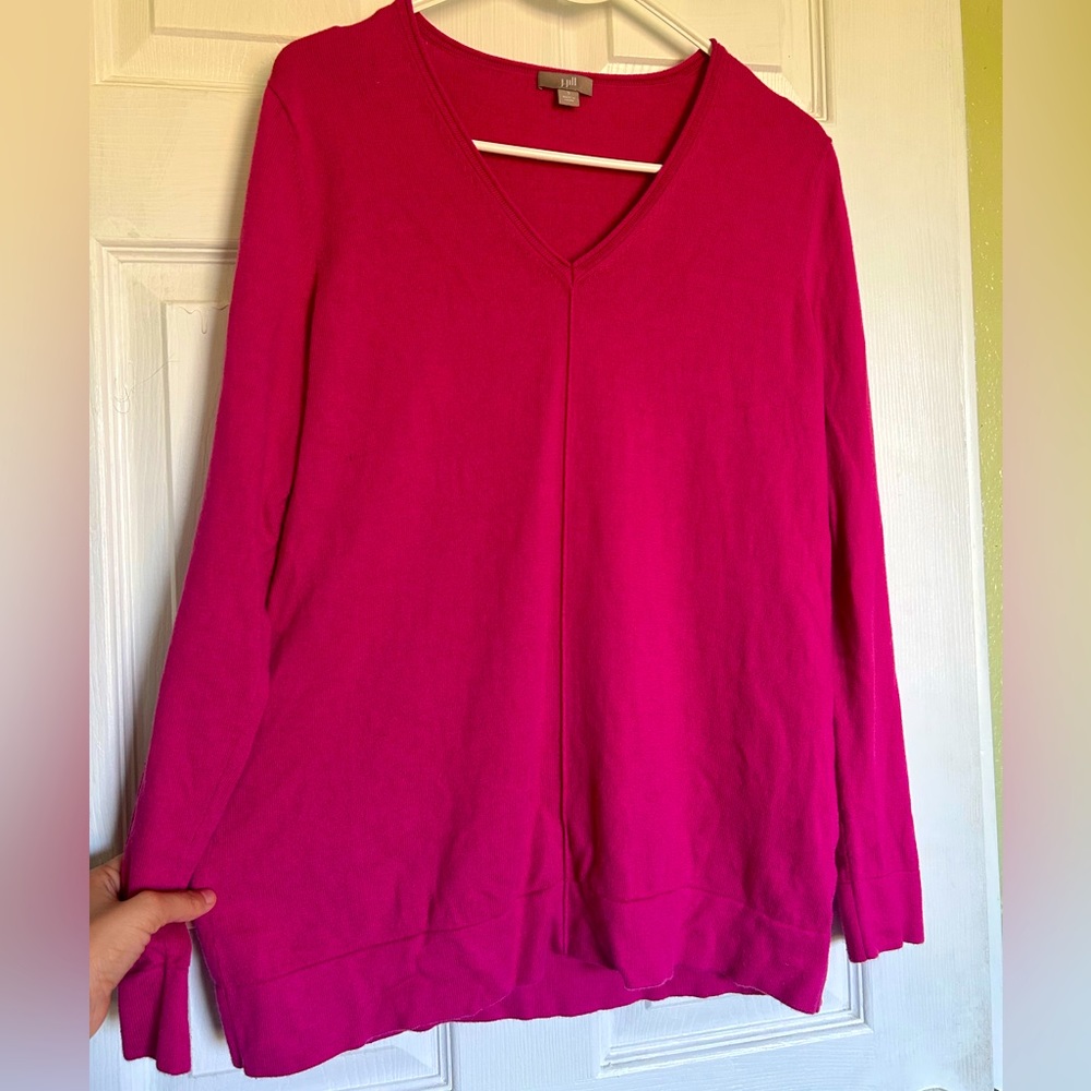 J.Jill V neck sweater